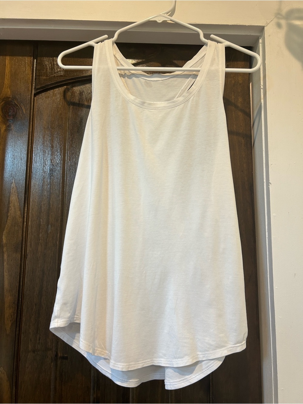 Lululemon Racerback Tank | Pleated Back | White | Size 4-6